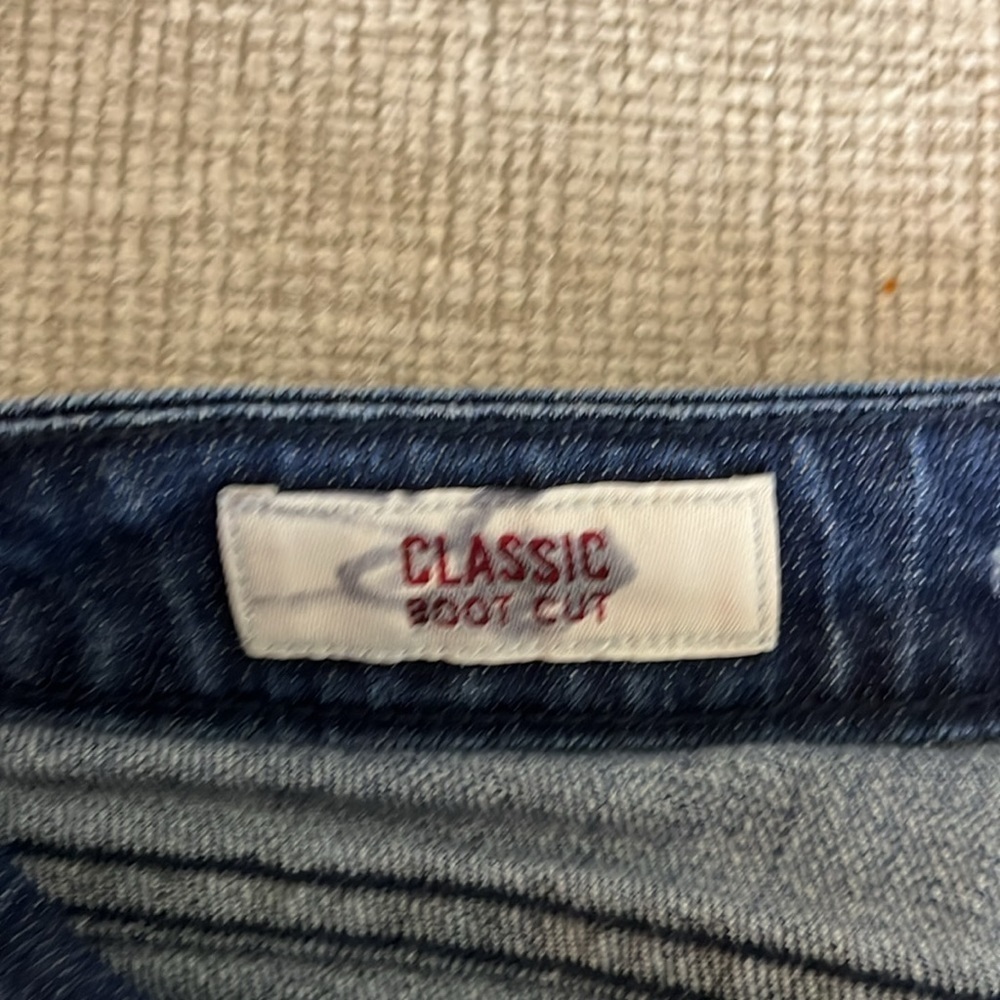 ⭐️ Banana Republic Classic Boot Cut faded Jeans- Size 6 - Picture 3 of 10